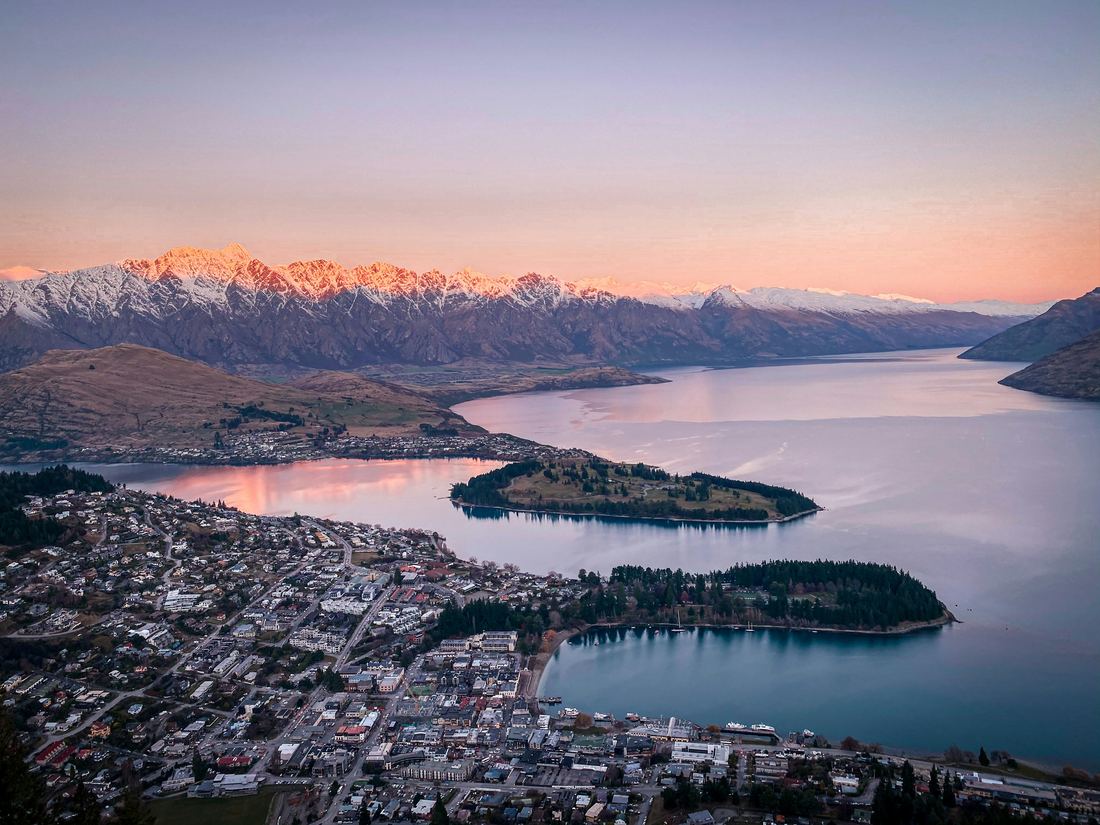 Queenstown — aerial view