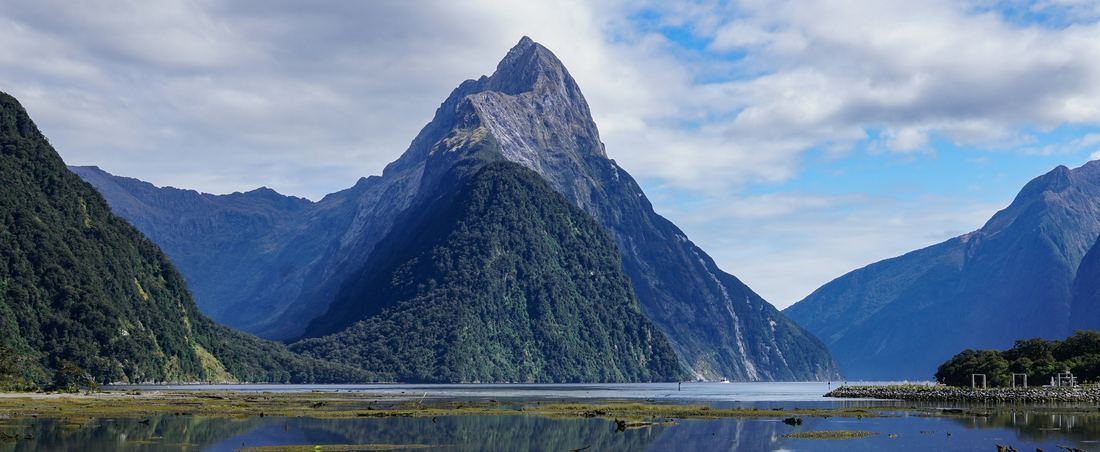 Milford Sound — aerial view