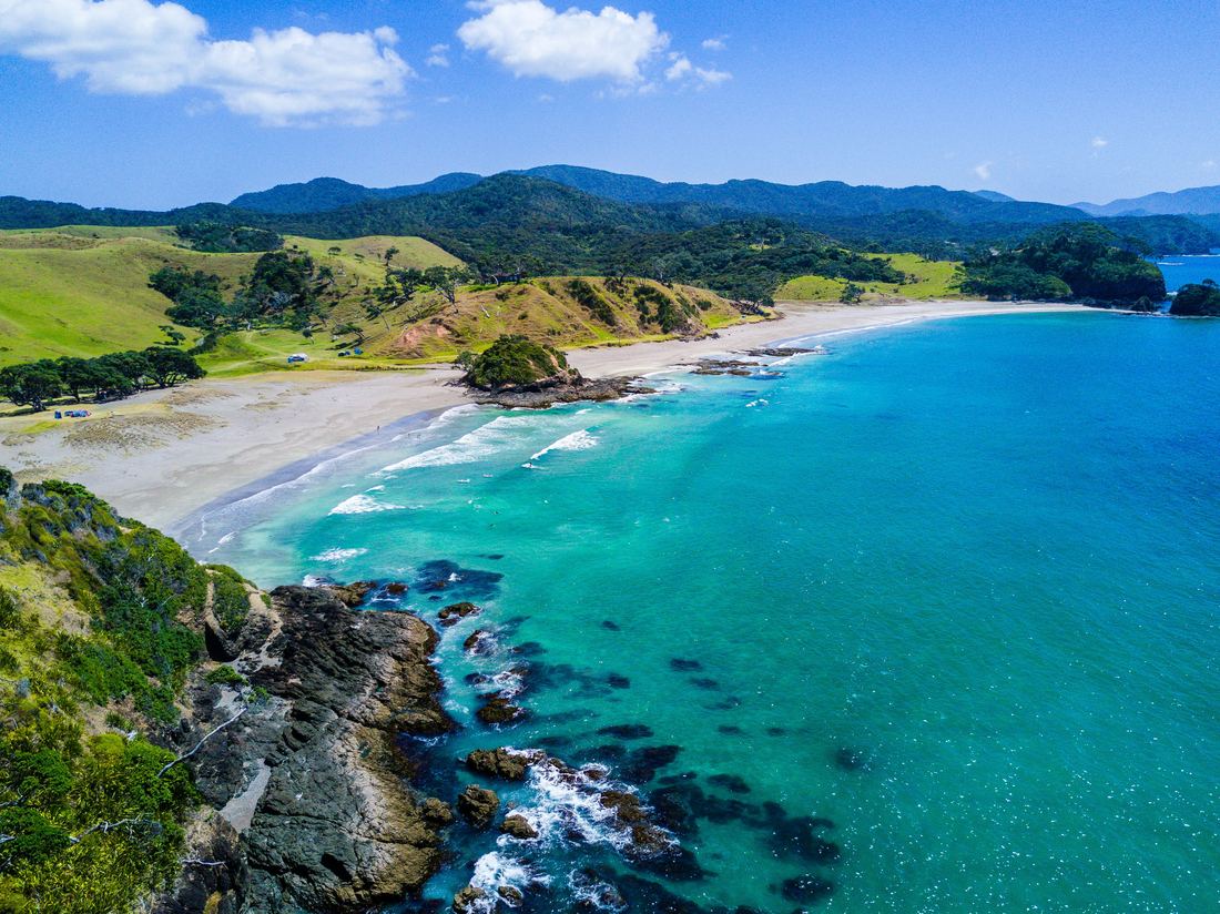 Nelson & Abel Tasman — aerial view